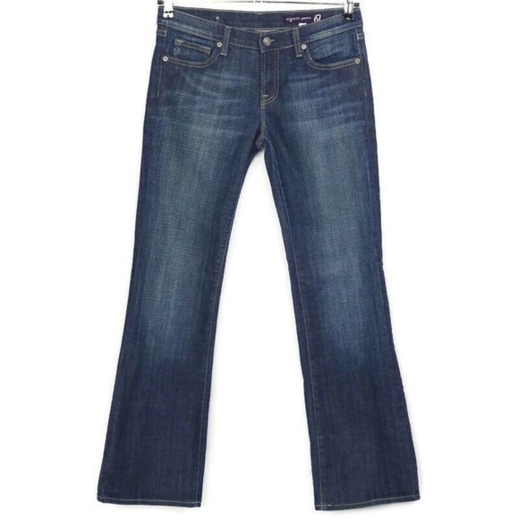 Vigoss Bootcut Jeans Dark Stretch Flap Pockets 9 x 31 - Picture 2 of 10